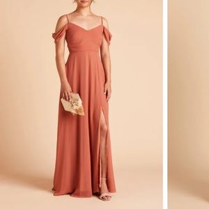 Birdy Grey terracotta bridesmaid dress